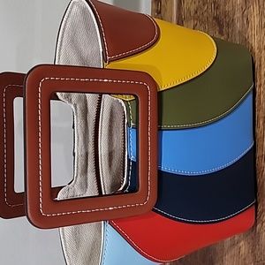 NEW CONDITION - Staud Mini Shirley Bag, Rainbow